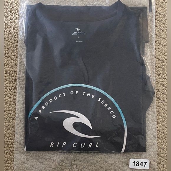 RIP CURL Surf “A Product of the Search” Tee Shirt Men L Large - Picture 5 of 5